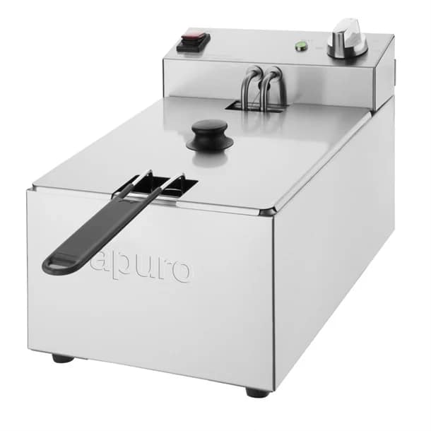 Apuro CU617-A 5L Commercial Electric Fryer - Stainless Steel