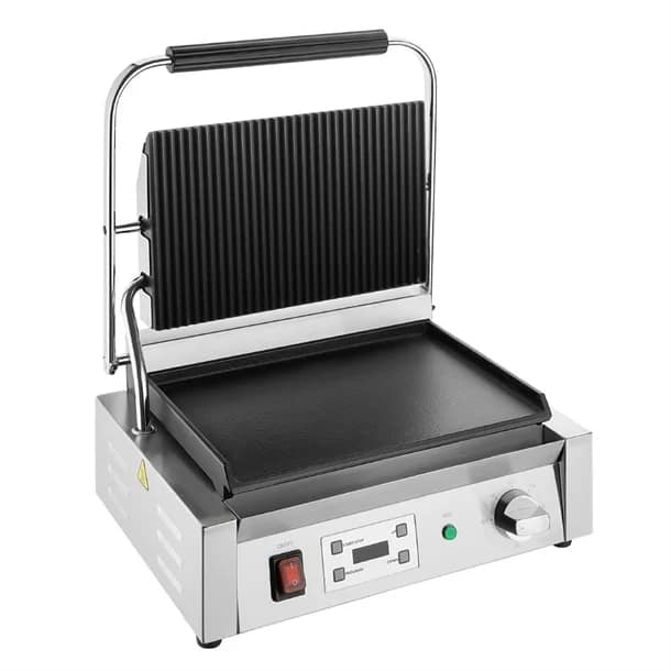 Apuro CU609-A Extra Large Contact Grill – Ribbed Top & Flat Plate - Image 4