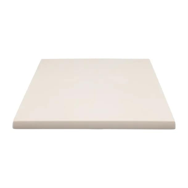 White Werzalit Duratop 800mm Square Tabletop - Durable & Weatherproof - Image 3