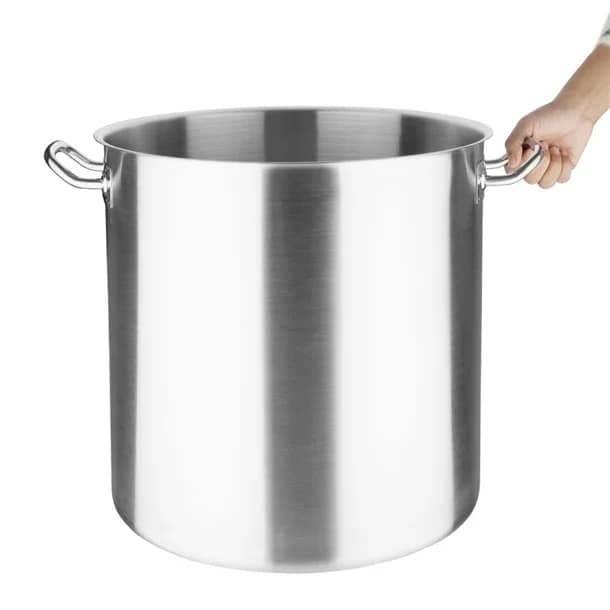 Vogue T556 Stainless Steel Deep Stock Pot 400mm – 49L Induction Safe - Image 6