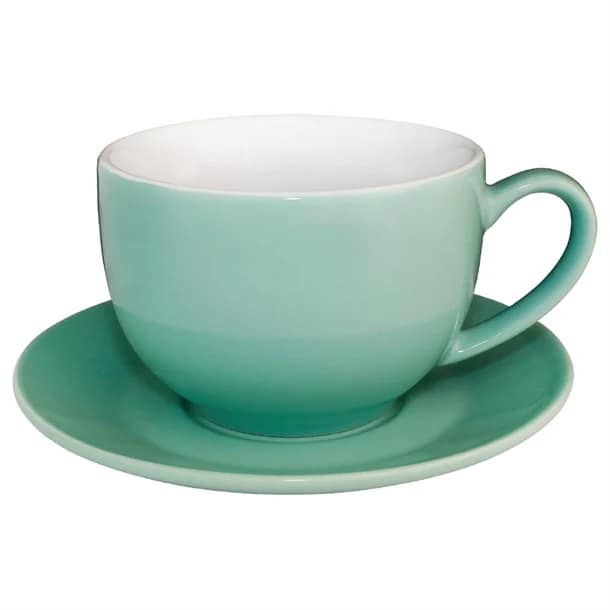 Olympia Cafe Saucer Aqua (Fits GL460 & GL461) - 158mm (Box 12) - Image 2