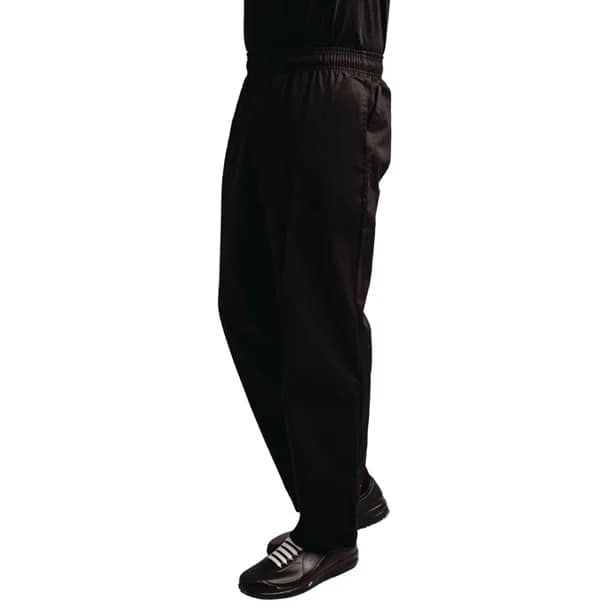 Whites Easyfit Chef Pants Teflon Black - Sizes XS to XXL - Image 6