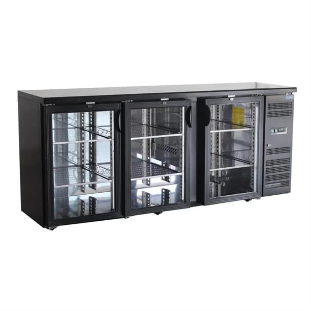 Polar UA022-A Back Bar Cooler – 355L Triple Hinged Door Fridge - Image 4