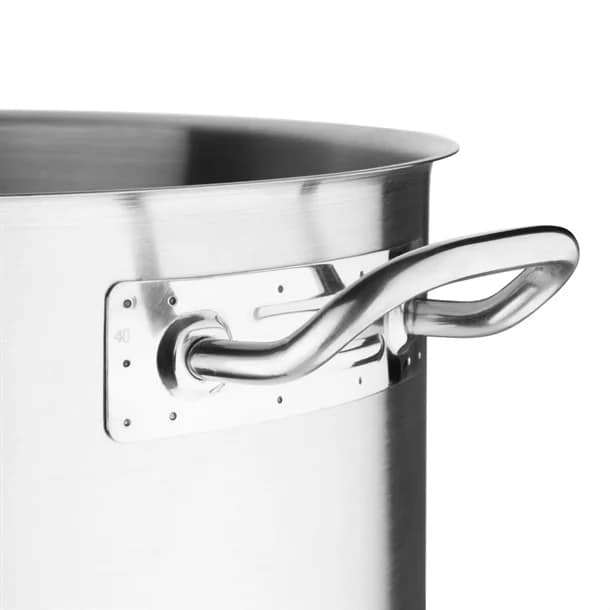 Vogue T556 Stainless Steel Deep Stock Pot 400mm – 49L Induction Safe - Image 5