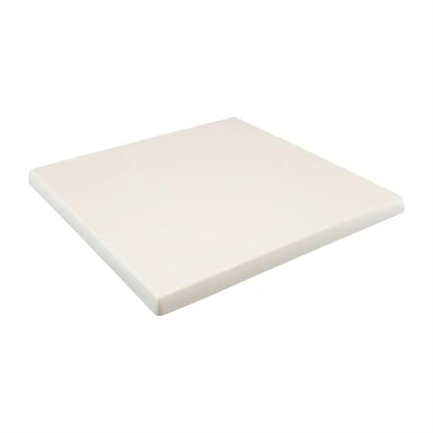 White Werzalit Duratop 800mm Square Tabletop - Durable & Weatherproof - Image 2