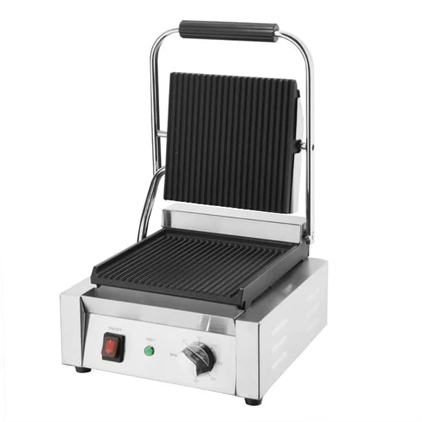 Apuro CU600-A Bistro Ribbed Contact Grill | 1.5kW Commercial - Image 2