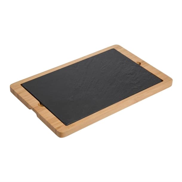 Olympia CM063 Wooden Base for Slate Platter 330×210mm – Bamboo - Image 5