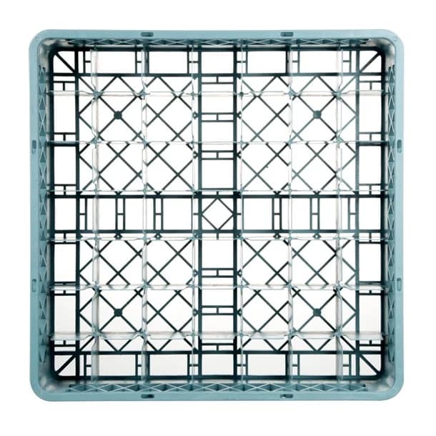 Vogue F615 Glass Dishwasher Rack Grey - 100x500x500mm (49 Compartments) - Image 4