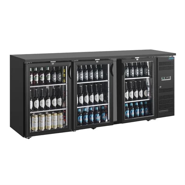 Polar UA022-A Back Bar Cooler – 355L Triple Hinged Door Fridge - Image 5