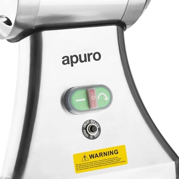 Apuro CH133-A Heavy Duty Meat Mincer – Size #12, 550 W, 130 kg/hr - Image 5