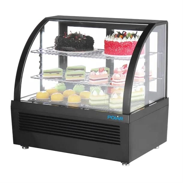 Polar CU636-A 100Ltr Countertop Display Fridge – Black - Image 4