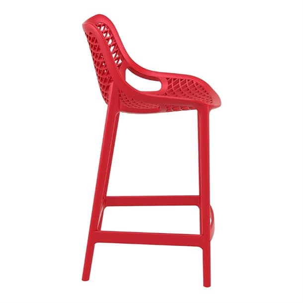 Siesta Exclusive UV Stabilised Air Barstool 65 in Red - Indoor/Outdoor Seating - Image 4
