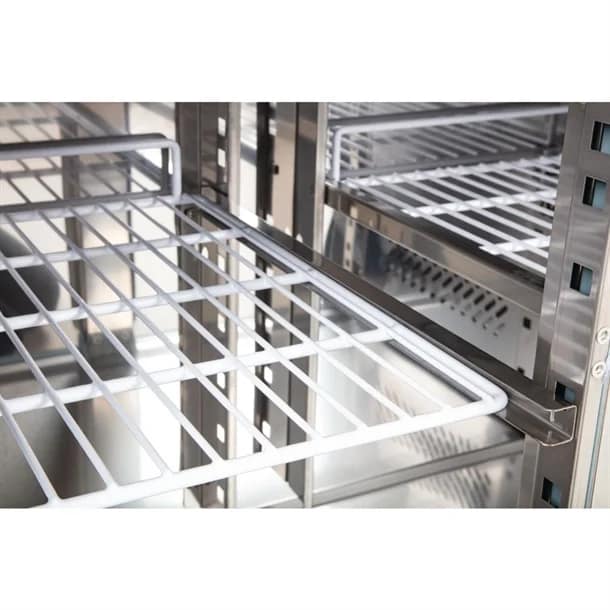 Polar G377-A U-Series Double Door Counter Fridge – 228L, S/S, Forced Air - Image 8