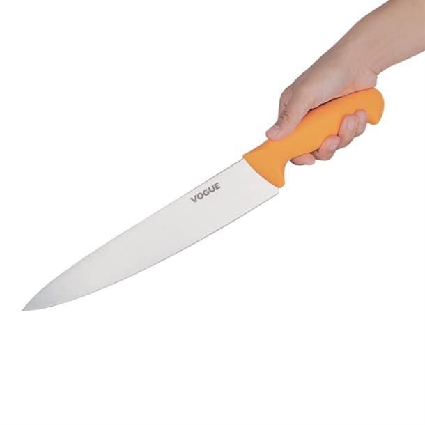 Vogue Soft Grip Pro Chef Knife St/St - 254mm 10" - Image 2