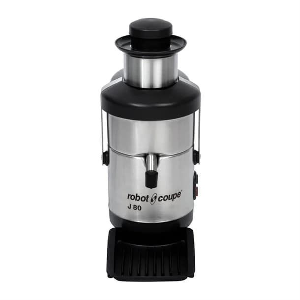 Robot Coupe J 80 Commercial Juice Extractor with Auto Feed and 6.5L Pulp Bin