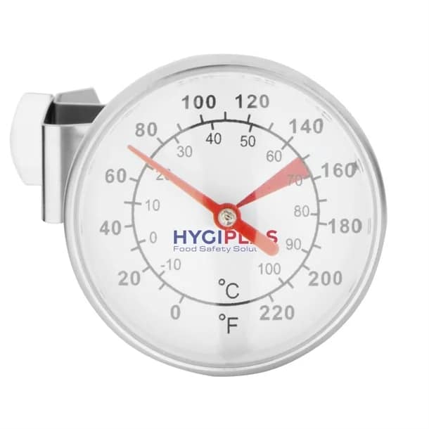 Hygiplas Hot Milk Dial Thermometer - 45mm - Image 3
