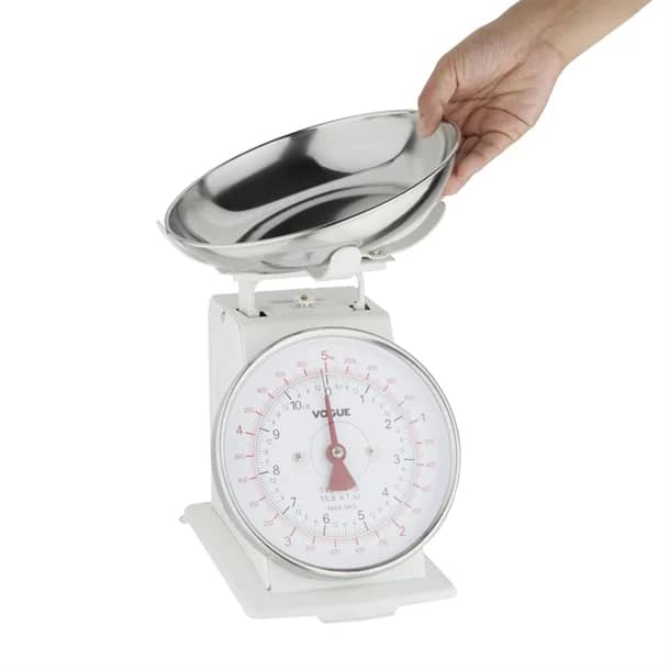 Vogue F172 Kitchen Scale Bowl Top – 5kg/11lbs, Stainless Steel, 20g Graduation - Image 4