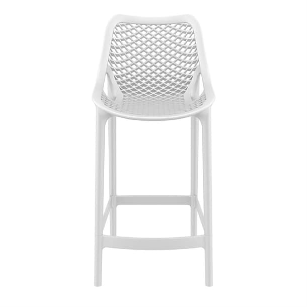 Siesta Exclusive Air Barstool 65 in White - UV Stabilised for Indoor/Outdoor Use - Image 2