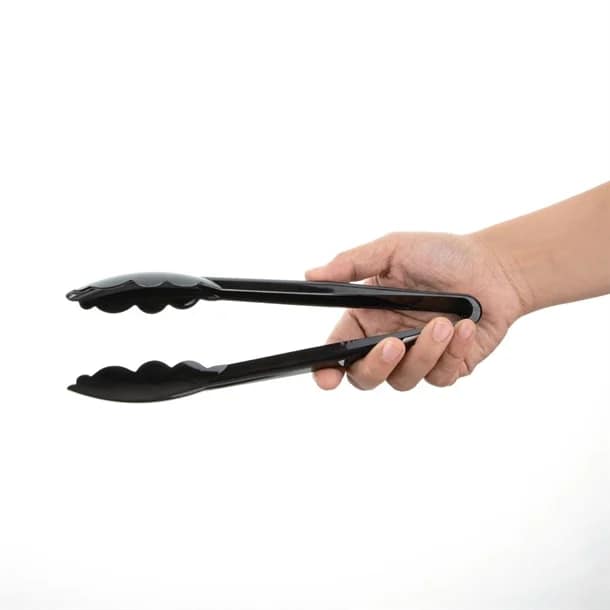 Vogue Tongs Black - 230mm 9" - Image 3