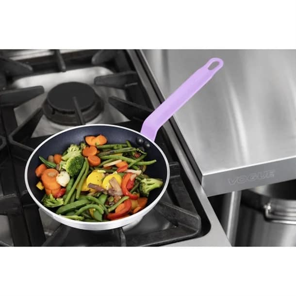 Hygiplas HT968 Teflon Platinum Plus Frying Pan 240mm – Purple Handle - Image 3