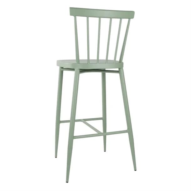 Bolero DX689 Windsor Aluminium High Stools – Green, Lightweight (Set of 2) - Image 4