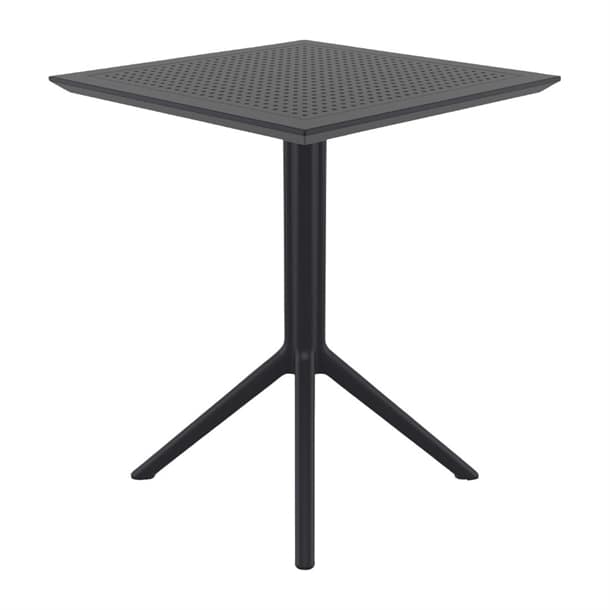 Furnlink Siesta Sky Folding Table 60 Square - Black - Image 4