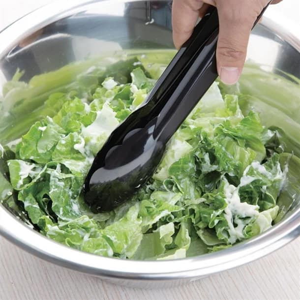 Vogue Tongs Black - 230mm 9" - Image 5