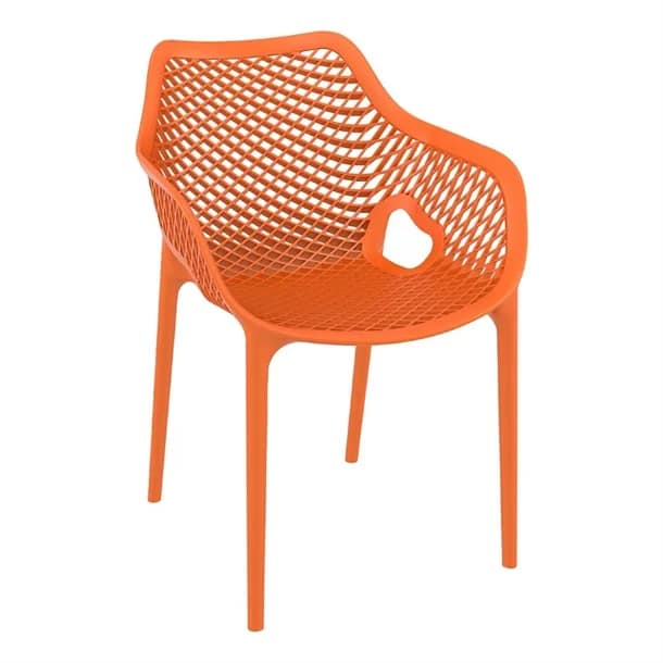 Siesta Exclusive Air XL Armchair - Orange: Robust Comfort for Your Dining Space - Image 2