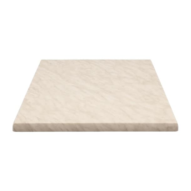 Werzalit Square Marble-Look Tabletop 600mm – Indoor/Outdoor Cafe, Super Durable - Image 2