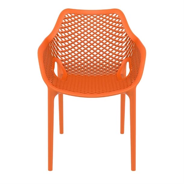 Siesta Exclusive Air XL Armchair - Orange: Robust Comfort for Your Dining Space - Image 3