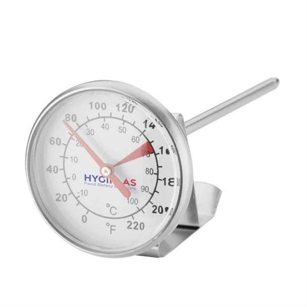 Hygiplas Hot Milk Dial Thermometer - 45mm - Image 2