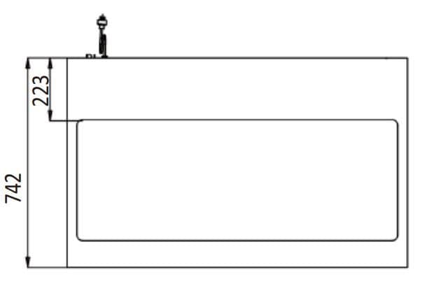 Atosa ATO-WDF177Z Four Tier Cake Showcase - 730 Litres - Image 5