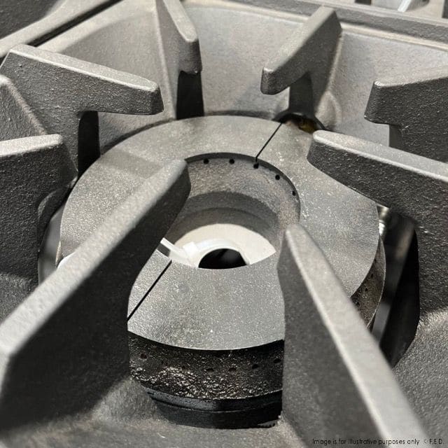 Gasmax GBS6TS 6-Burner Gas Range with Oven – 38MJ Burners - Image 2