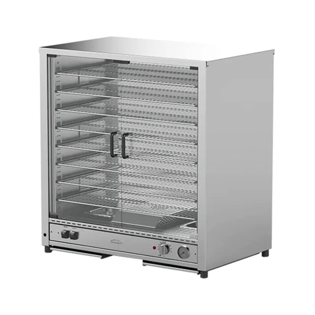 Woodson W.PIP200F Pie Display – Glass Swing Doors, 200 Capacity