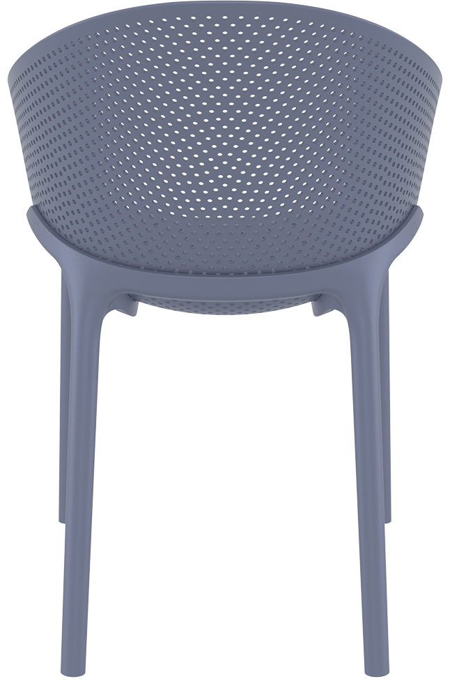 Anthracite Outdoor Chair - Siesta Sky Series - Modern Durability - Image 2