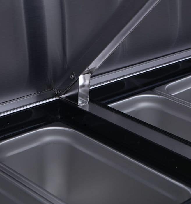 Atosa MPF8201 Single Door Pizza Prep Table Fridge – Compact 1117mm - Image 5