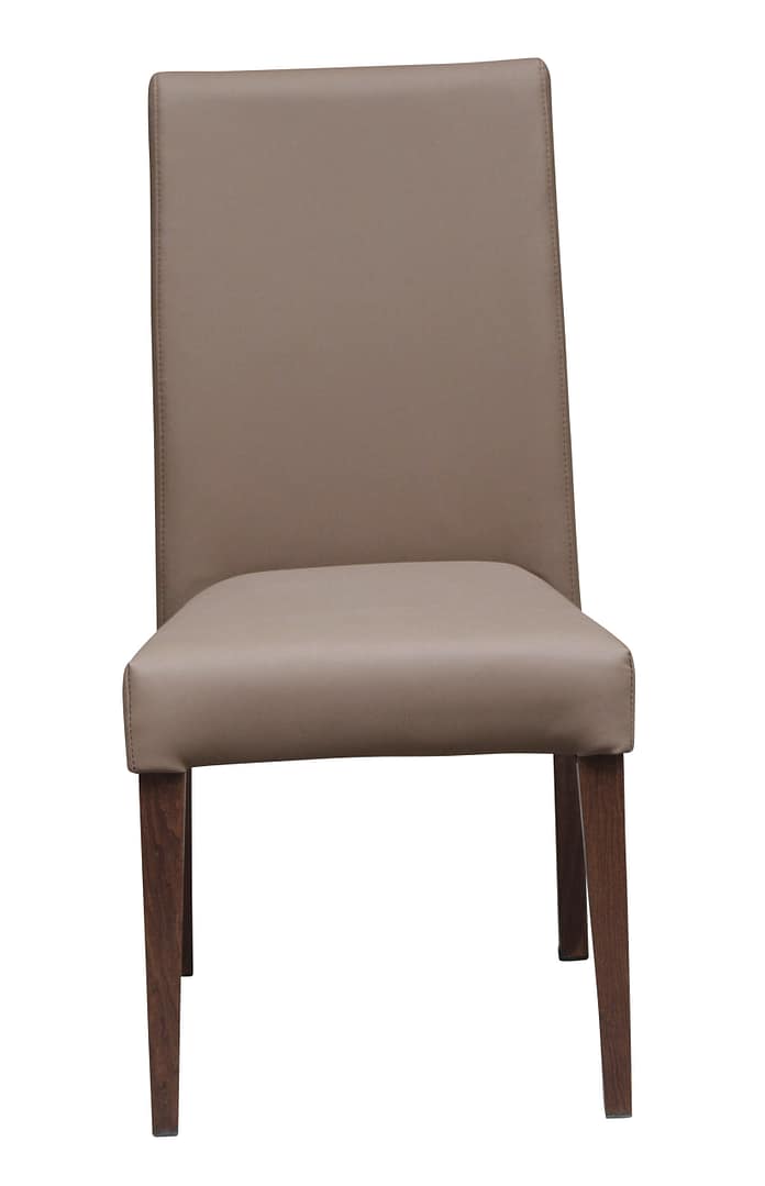 Taupe London Chair with Timber Look Legs - Sophisticated Seating for Commercial Spaces - Image 10