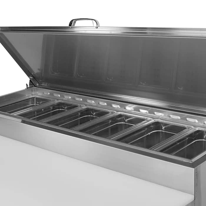 Turbo Air CTPR-44SD Pizza Prep Bar Fridge – 396L, 1 Door - Image 4