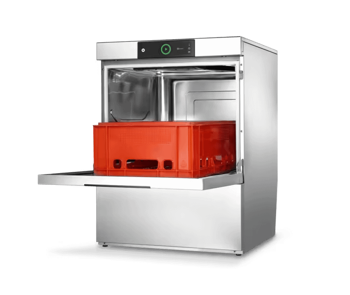 Hobart PROFI FXL-90C large-chamber undercounter dishwasher, 500×500 mm rack, 425 mm loading height – front view, Australia