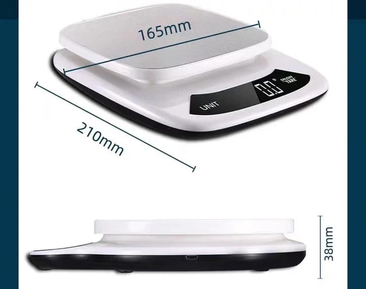 Kitchen Knock 630045 Digital Kitchen Scale – 3kg Precision Stainless - Image 3