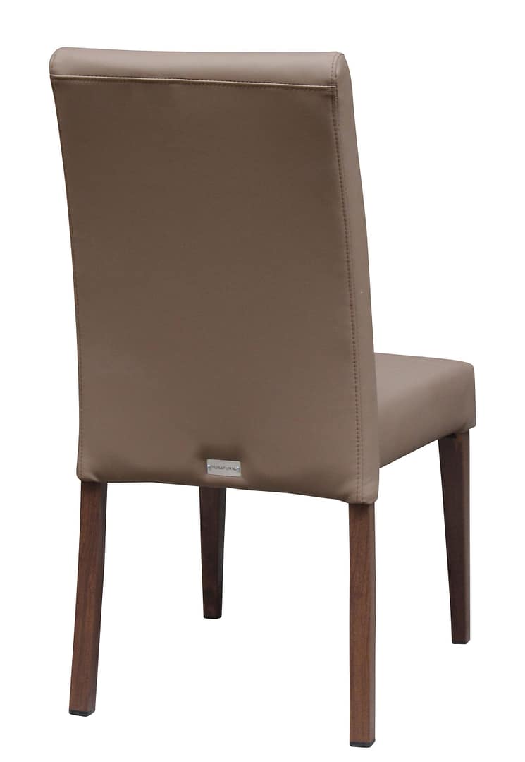 Taupe London Chair with Timber Look Legs - Sophisticated Seating for Commercial Spaces - Image 13
