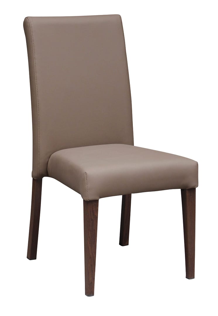 Taupe London Chair with Timber Look Legs - Sophisticated Seating for Commercial Spaces - Image 12