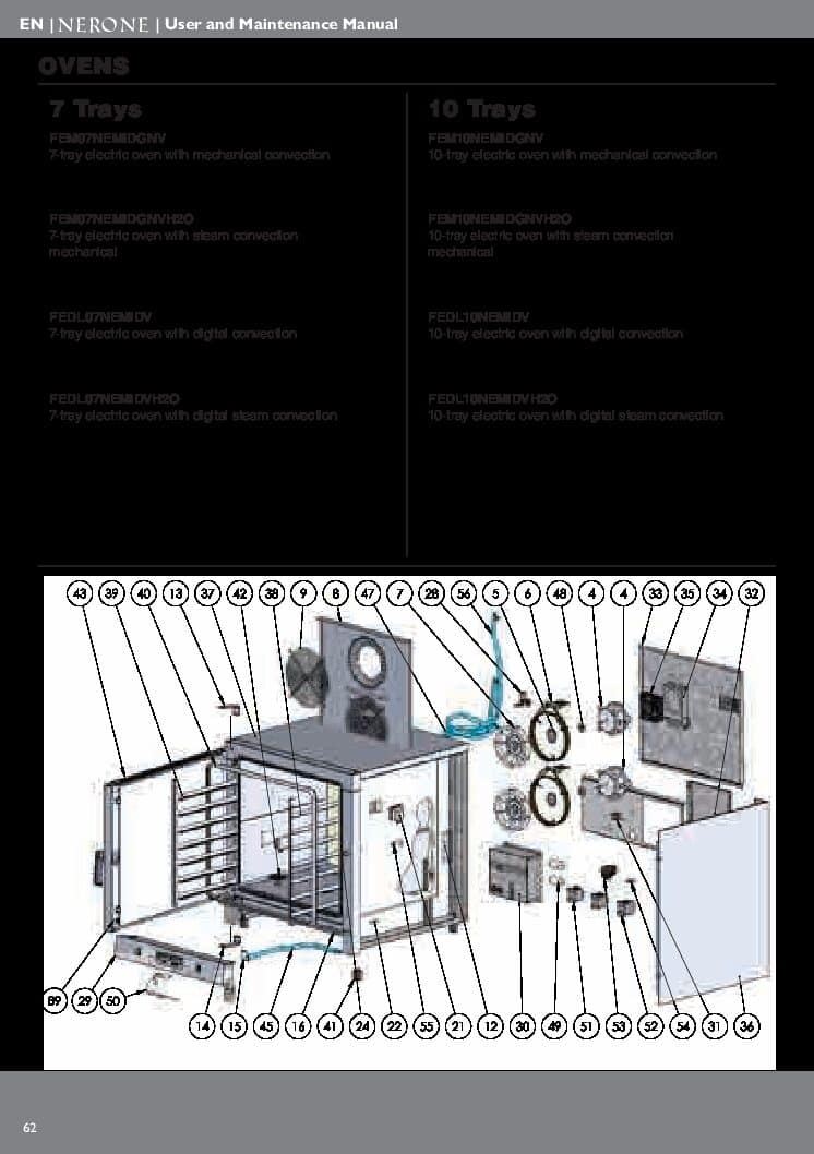 Tecnodom Icarus TD-10NE Digital 10-Tray Combi Oven | Ideal for Gastronomy Kitchens - Image 3