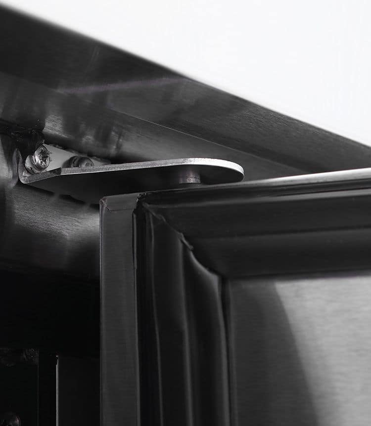 Atosa MPF8201OS 1-Door Pizza Prep Fridge with Overshelf | Ideal for Small Pizzerias - Image 4