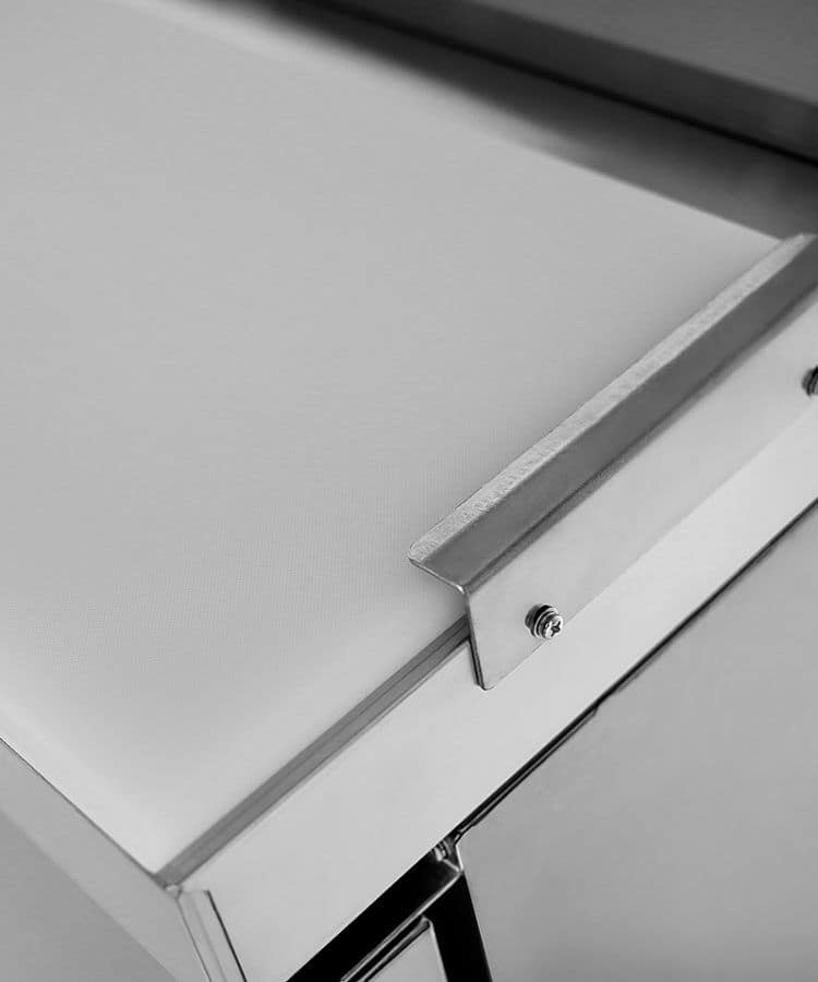 Atosa MPF8201OS 1-Door Pizza Prep Fridge with Overshelf | Ideal for Small Pizzerias - Image 8