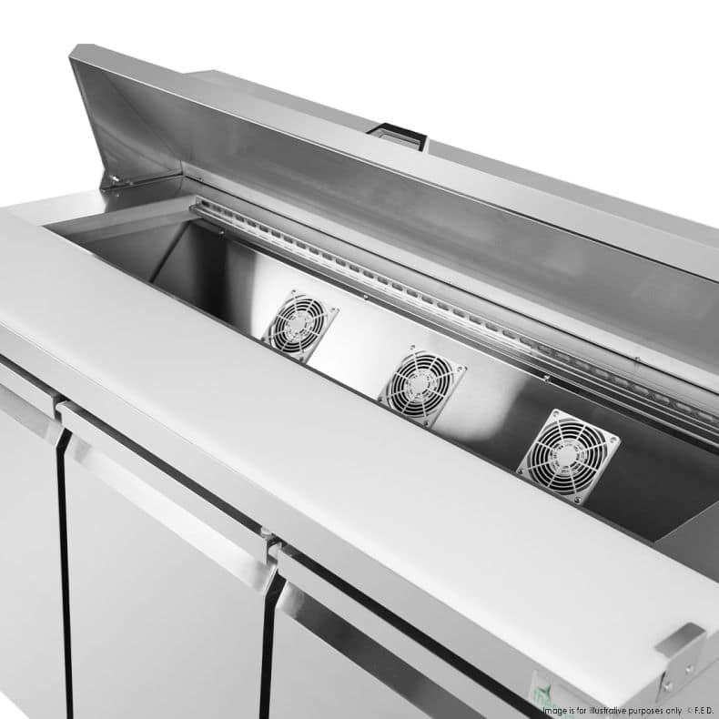 SLB150 three door Sandwich Bar - Image 5