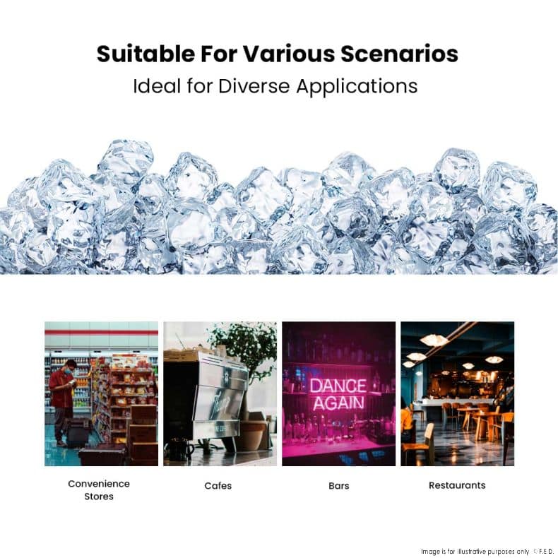 Blizzard SN-200P Under-Counter Ice Maker – Large Cube 98 kg/24 h - Image 6