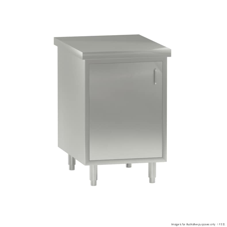 FED WC8-0600 Single Door Stainless Steel Storage Cabinet - 600mm