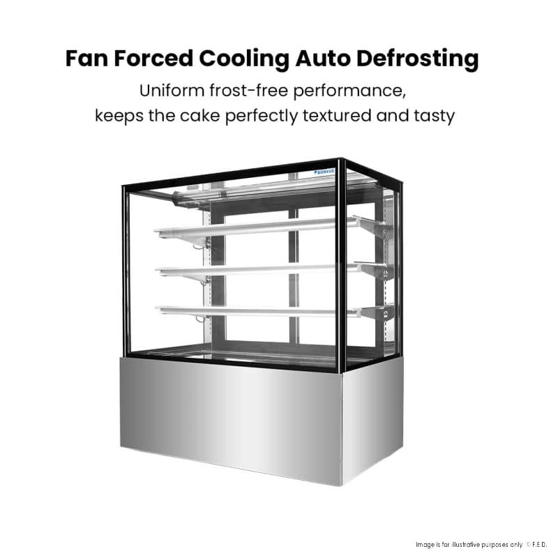 Bonvue SF840V Cake Display Fridge – 740L, 1200mm Wide | 4-Star GEMS - Image 6
