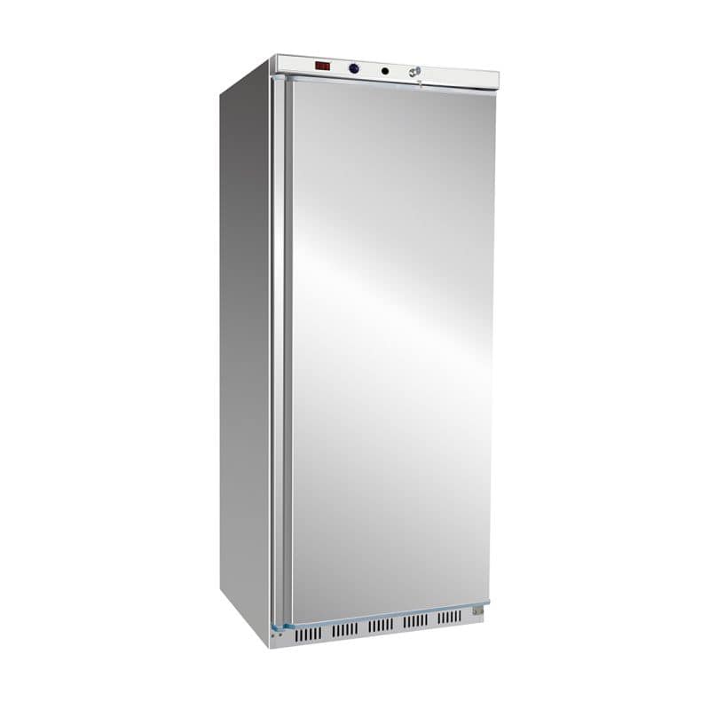 Thermaster HF600-S/S stainless steel upright single door freezer 620L, -10° to -25°C, Australia